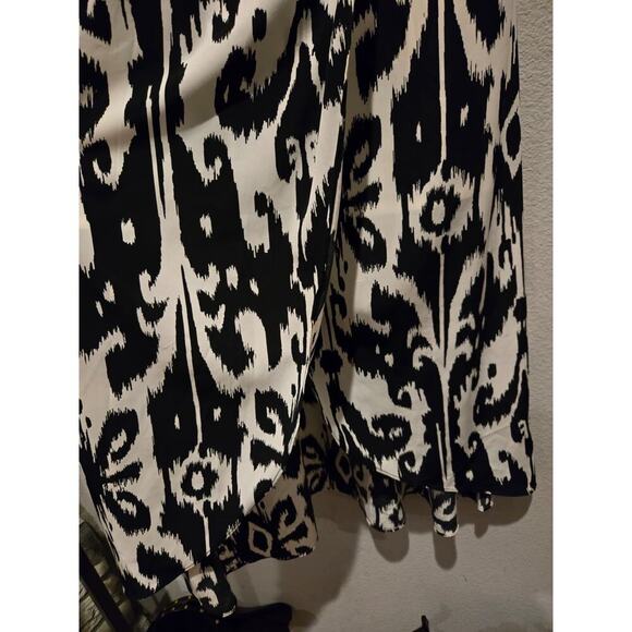 Athleta Women's M Black Ikat Bloom Halter Maxi Dress Casual Spring - Picture 4 of 11